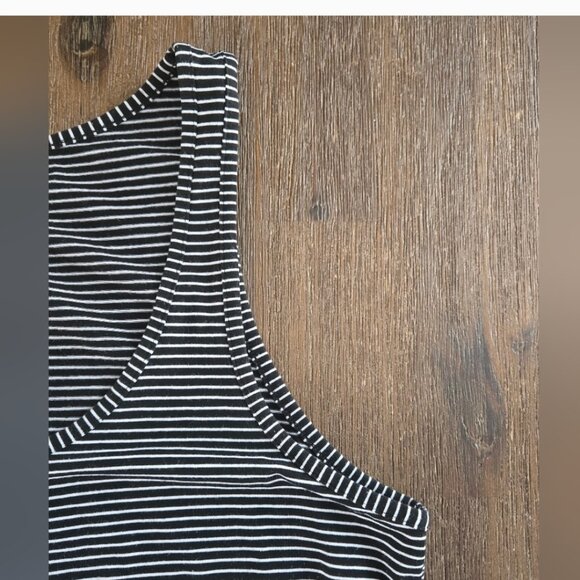 Sissy-boy striped sleeveless maxi dress size L - Picture 5 of 10